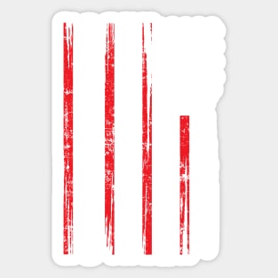 OCEAN SHORES WASHINGTON USA FLAG DISTRESSED Sticker